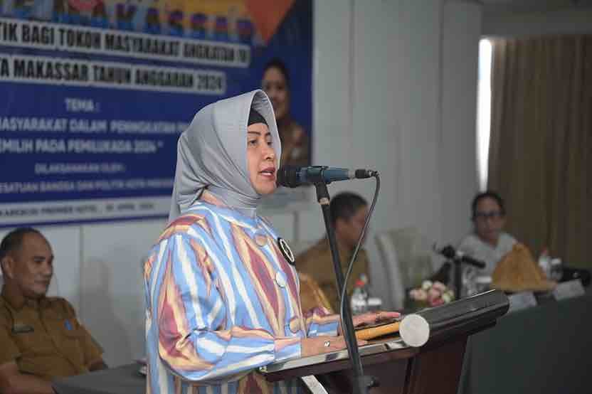 Indira Yusuf Ismail Jadi Narasumber Sosialisasi Pendidikan Politik Tokoh Masyarakat Angkatan IV Kota Makassar